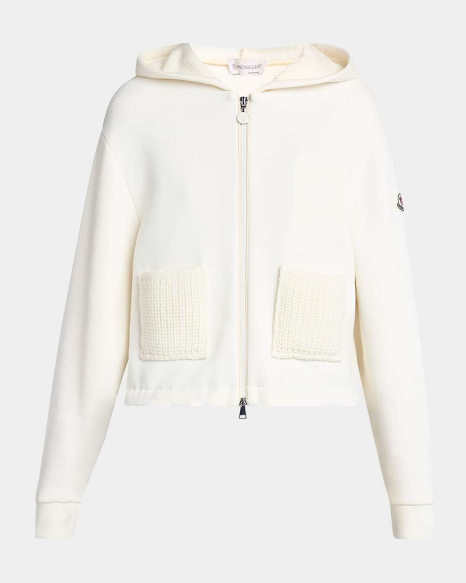 Hooded Zip-Up Cardigan
